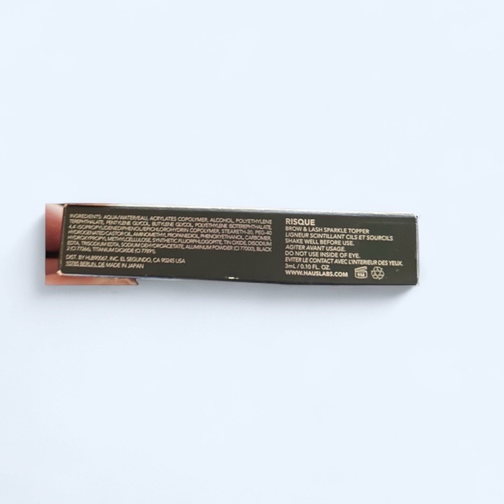 HAUS LABORATORIES Risqué Brow & Lash Sparkle Topper in Drama - NEW SEALED - Picture 6 of 6